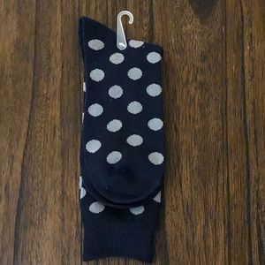 Men’s polka dot dress socks